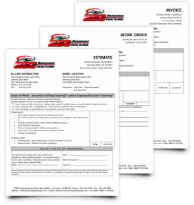Forms For Your Ceiling Cleaning or Specialty Cleaning Business