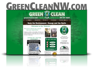 Website Design and Hosting for Green Clean NW
