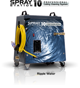Ceiling Cleaning Equipment and Machines - SCS Spray Station 10 Rippled Water Model 100107