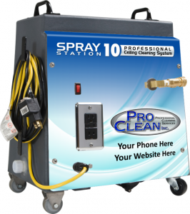 Spray Station 10 Ceiling Cleaning Machine for your Professional Ceiling Cleaning Business