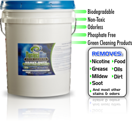 Exposed Structure Cleaning Product for Cleaning all types of non-porous surfaces.