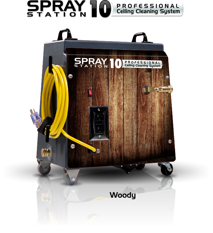 Ceiling Cleaning Equipment and Machines - SCS Spray Station 10 Woody Model 100111